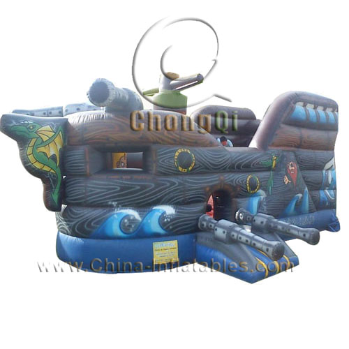 fashion pirate bouncy castle